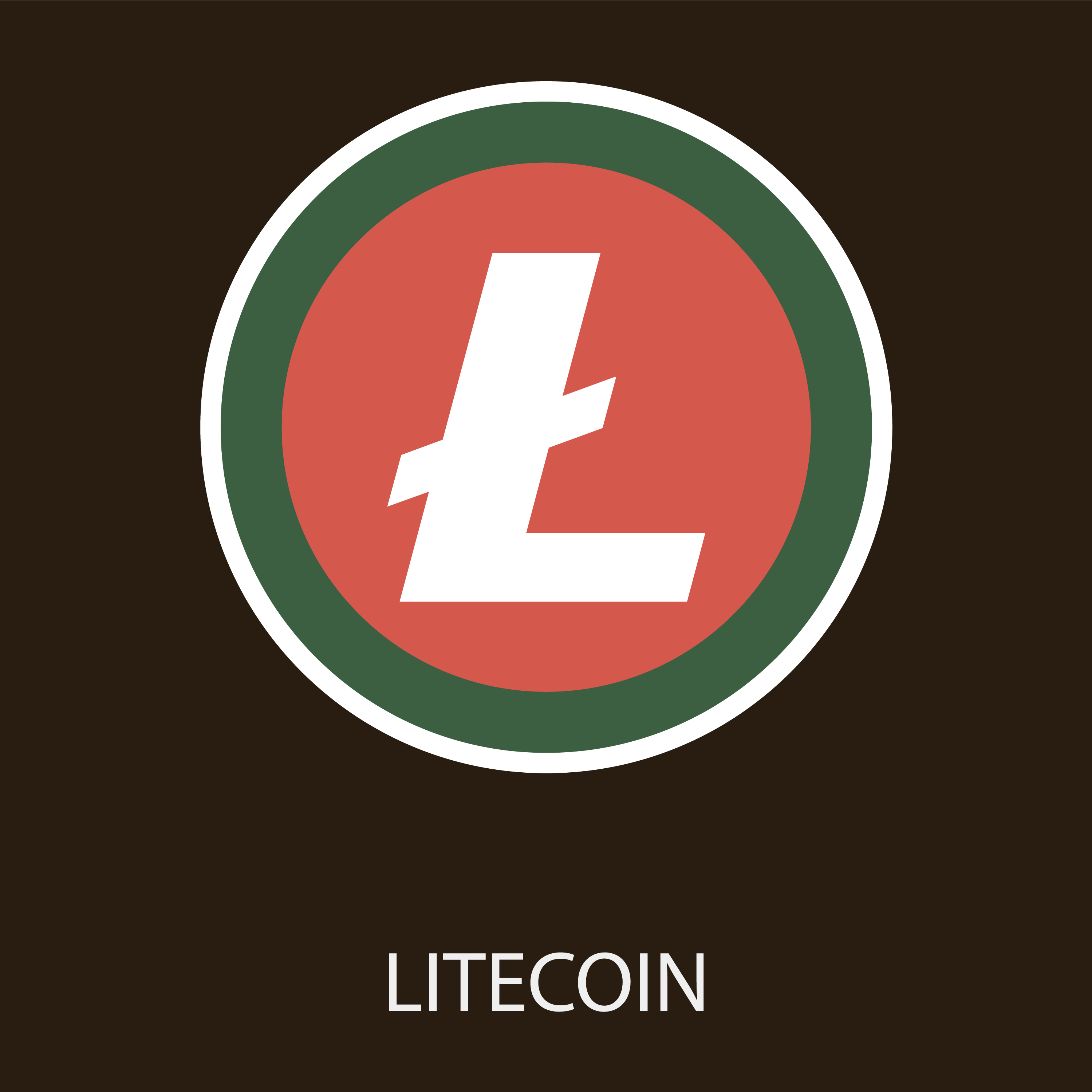 Litecoin graphic from Vectorstock